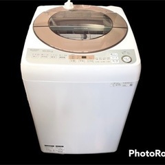 【美品❗️大容量❗️】洗濯機　10キロ　シャープ　2020年　E...