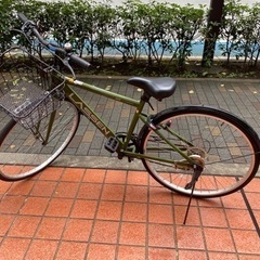 【ネット決済】自転車　モスグリーン