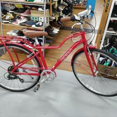 J080★真っ赤なクロスバイク★momentum  by GIANT★7段変速