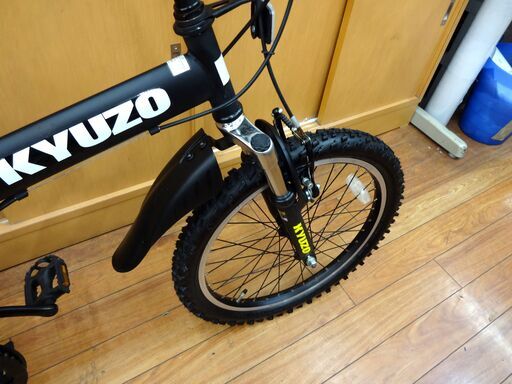 KYUZO 20インチ 折りたたみ自転車 6段変速 ZOOM製 フロントサス