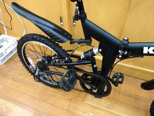 KYUZO 20インチ 折りたたみ自転車 6段変速 ZOOM製 フロントサス リアサス 【モノ市場東浦店】 130 KYUZO 20インチ 折りたたみ自転車 6段変速 ZOOM製 フロントサス