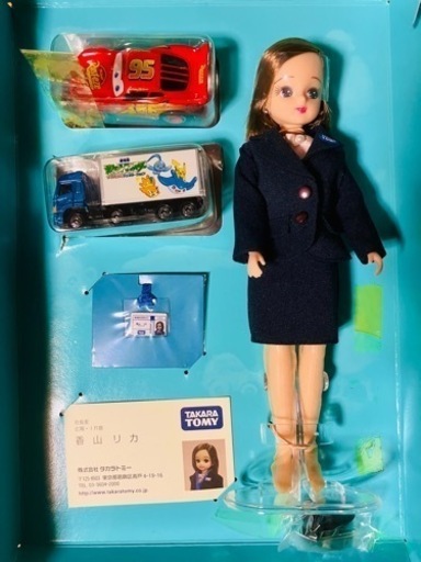 【非売品・未使用】 2006年タカラトミー株主優待品トミカ・リカちゃん限定セット