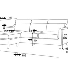 ソファ スツールセット カウチソファ コーナーソファ L字 組み替え機能