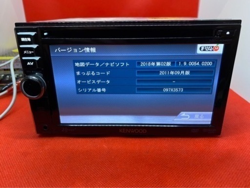 KENWOOD 最新地図　MDV-434DT フルセグTV 新品バックカメラ付き　そ-5