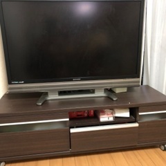 テレビ46型とテレビ台セット