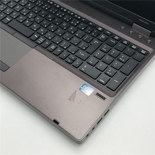 保証付 日本製 新品SSD Wi-Fi有 15.6型 ノートパソコン HP 6570b 茶色