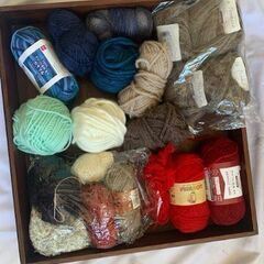 【あげます】毛糸いろいろおまとめ―手芸用品　DIY 