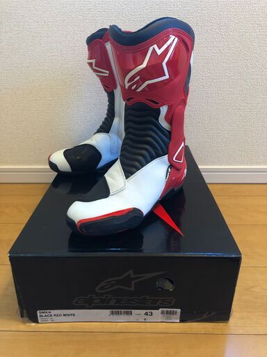 ◆美品◆Alpinestars　アルパインスターズ SMX-6 黒/白/赤 43 27.5cm