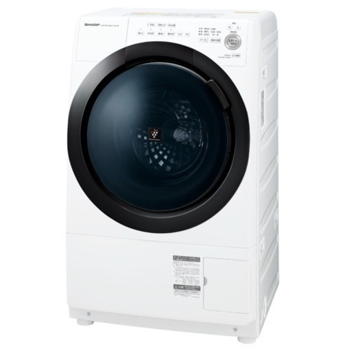 【大特価】SHARP コンパクトドラム式洗濯機 ES-S7E 左開き