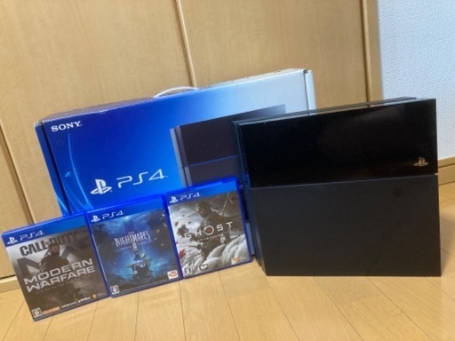 SONY PlayStation4 CUH-1100AB01 ソフト3点付き