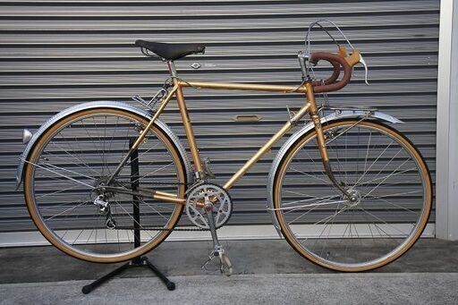 【昭和レトロ】ナショナル自転車Uシリーズランドナー　70年代のサイクリング車　ディレーラー類サンツアー