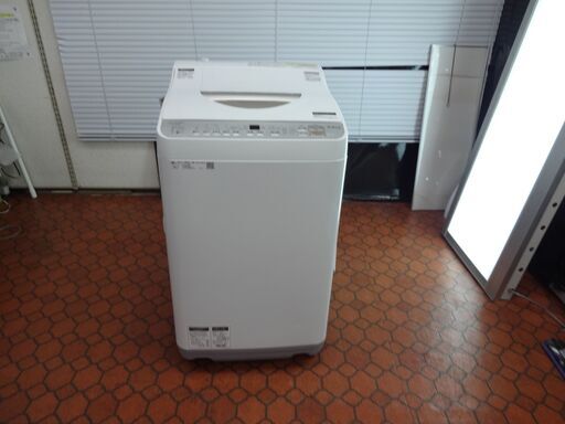 ID 124530　洗濯機　シャープ　5.5K　キズ有　２０１８年製　ES-TX5BN