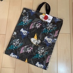 ⭐︎新品　鬼滅の刃　ナップサック　ブラック　リュック　がっこう