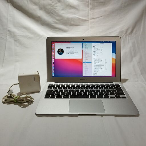 MacBook Air A1465 11インチ 9時間稼働 SSD512GB CORE i5 4GBメモリー Big Sur \u0026 Windows10