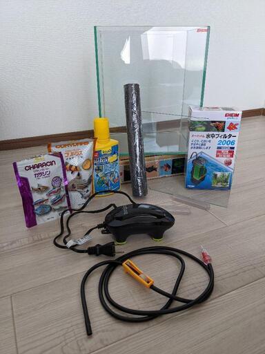 エーハイム水槽セット 横25奥行高30 こじこじ 元町の家具の中古あげます 譲ります ジモティーで不用品の処分