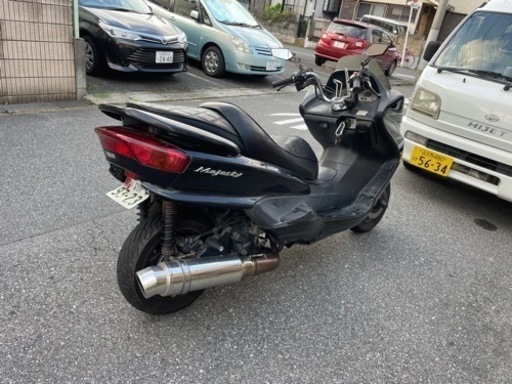 ヤマハ　マジェスティ250c sg03j 低走行　書類付き　エンジン実働　吹けあがり良好 ヤマハ マジェスティ250c sg03j 低走行 書類付き エンジン実働 吹け