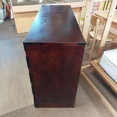 商談中12/4まで【愛品倶楽部柏店】　岩谷堂　４段６杯箪笥　鍵1本付　民芸家具