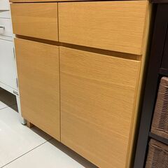MUJI 無印良品 サイドボード 木製キャビネット 無印良品☆キャビネット☆サイドボード ☆ナチュラルモダン☆シンプル