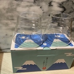 富士山 コップ ガラス 未使用