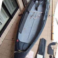 アクアミューズ 141 (Aqua Muse) セーリングカヌー(イェロー）中古艇を３万円でお譲りします