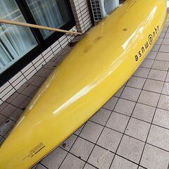 アクアミューズ 141 (Aqua Muse) セーリングカヌー(イェロー）中古艇を３万円でお譲りします