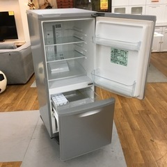 S207 パナソニック Panasonic NR-B147W-S [冷蔵庫(138L 右開き) 2ドア 