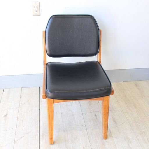 【神奈川pay可】T345) 【新品同様/7月購入】 ACME Furniture SIERRA CHAIR シエラ アクメファニチャー ラバーウッド ビニールレザー アームレストチェア