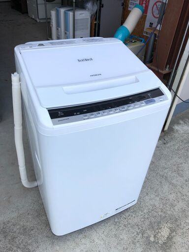 【動作保証あり】HITACHI ビートウォッシュ 2019年 BW-V80C 8.0kg 洗濯機【管理KRS479】