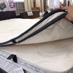 【愛品館八千代店】ニトリ　シーリー　跳上式　ダブルベッド