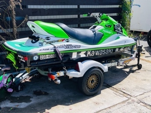 KAWASAKI STX15F トレーラーセット。書類有!直ぐ乗れます。