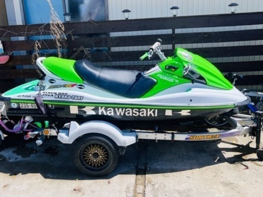 KAWASAKI  STX15F トレーラーセット。書類有!直ぐ乗れます。