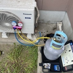 エアコン修理◎水漏れ◎冷えないor暖まらない(ガスチャージ)