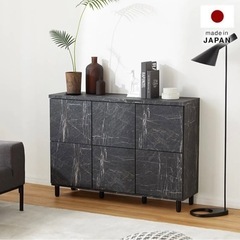 LOWYA 大理石調キャビネット