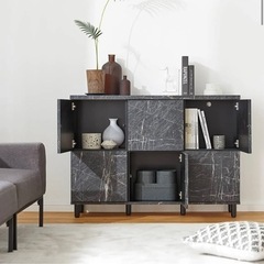 LOWYA 大理石調キャビネット