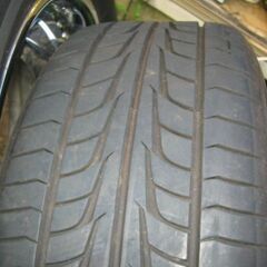 バリ溝　夏タイヤ　綺麗　 エクストレイル　ミニバン　セダン　SUV　4本セット　メッキ　ブル―バルブ　17インチ バリ溝 夏タイヤ 綺麗 エクストレイル ミニバン セダン SUV 4本セット