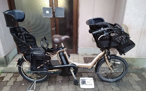 [BRIDGESTONE]Angelino(アンジェリーノ)20吋 電動アシスト自転車 (新品)8.9Ahバッテリー+充電器+スペアキー2本/プレシャスベージュ