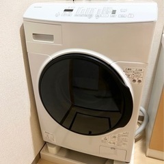 【最終値下げ】アイリスオーヤマドラム式洗濯乾燥機(使用期間1年)