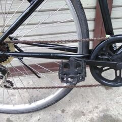 クロスバイク FITFIT 27インチ 6段変速 ブラック 配送無料