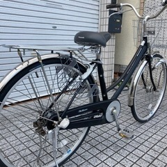 26インチ自転車】パナソニック製 内装3段変速 美品❗️LEDオートライト 
