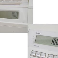 2021年製 CASIO 電子レジスター SR-G3 ホワイト 印字確認済み レジ