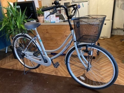 【24インチ】自転車　シルバー