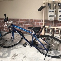 GIANT ロードバイク 自転車 ブルー(LEDライトドリンクホ...
