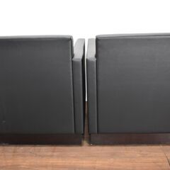 【ヤ取終了2/22】≪zy667≫美品 コクヨ 1人掛け/シングル 応接 ソファ 2脚セット 合皮/皮 リビング/オフィス/エントランス 40903-12 ヤ取終了2/22】≪zy667≫美品 コクヨ 1人掛け/シングル 応接