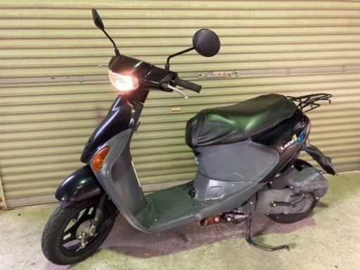 【売約済】実働 BT新品 バリ溝 スズキ CA45A レッツ4  4スト インジェクションバイク 原付 スクーター ブラック