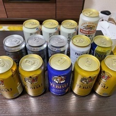 ビール14本　1500円です。