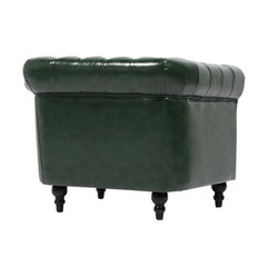 希少 チェスターフィールド シングル ソファ イス チェア コンパクト