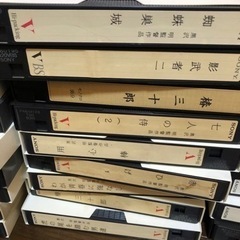 黒沢明映画のビデオテープ31本、カタログなど