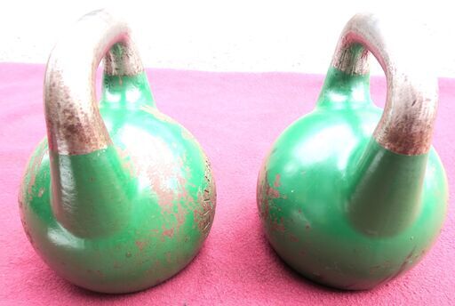 フィットネス、トレーニング ☆KETTLE BELL ケトルベル 魂 24kg×2 