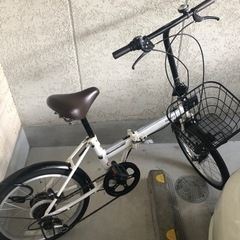 【取引終了】折り畳み自転車　6段変速