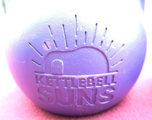 ☆KETTLE BELL ケトルベル SUNS 20kg×2 鉄アレイ パープル◆筋トレや競技用に